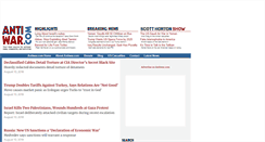 Desktop Screenshot of news.antiwar.com